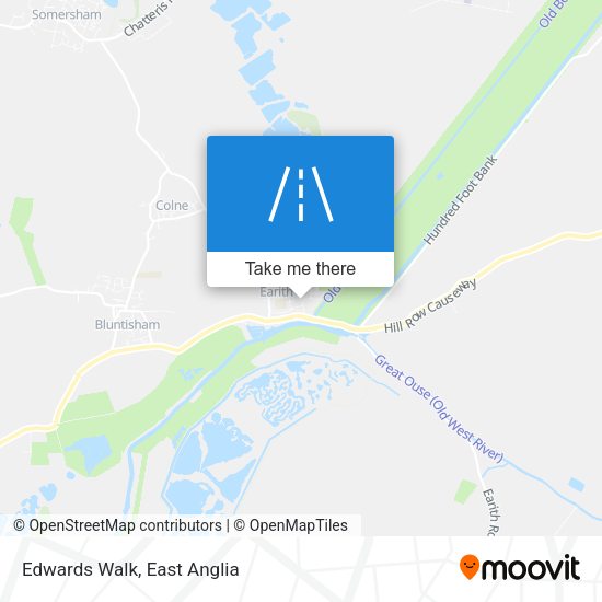 Edwards Walk map