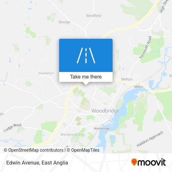 Edwin Avenue map