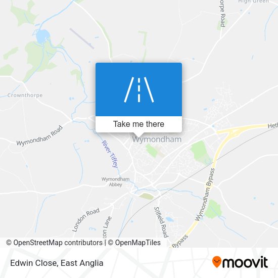Edwin Close map