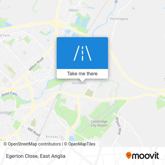 Egerton Close map