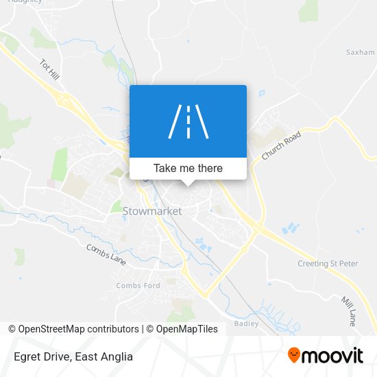 Egret Drive map