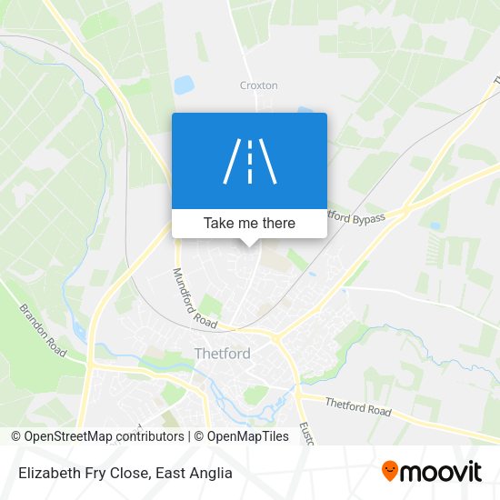 Elizabeth Fry Close map