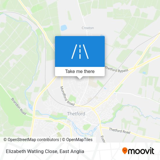 Elizabeth Watling Close map