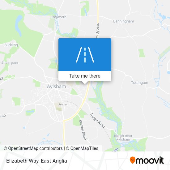 Elizabeth Way map