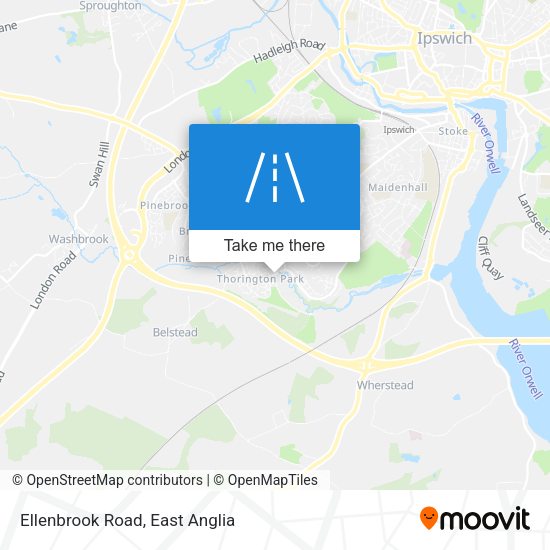 Ellenbrook Road map