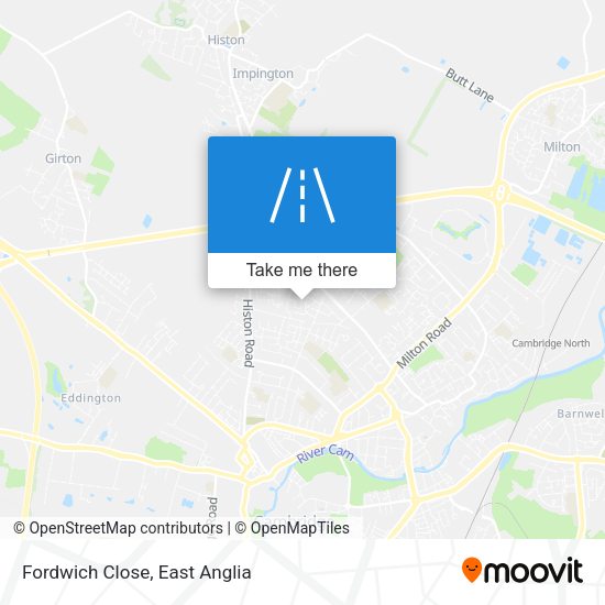 Fordwich Close map