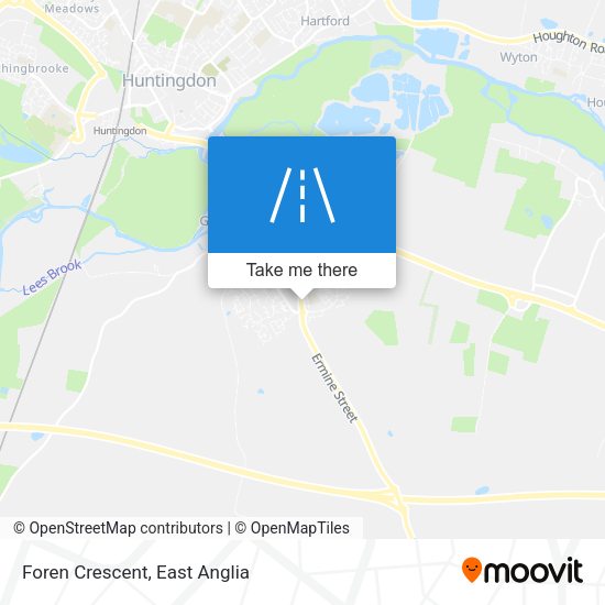 Foren Crescent map