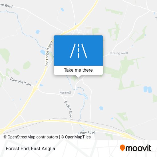 Forest End map