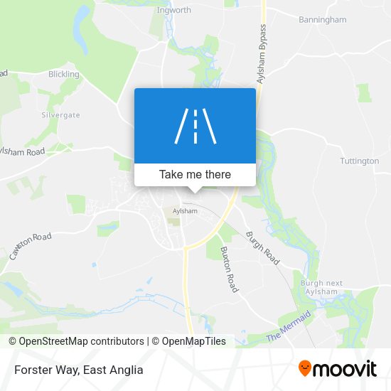Forster Way map