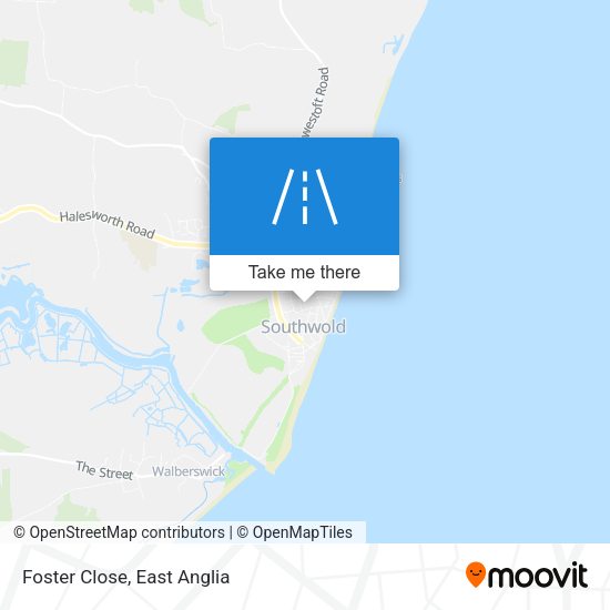 Foster Close map