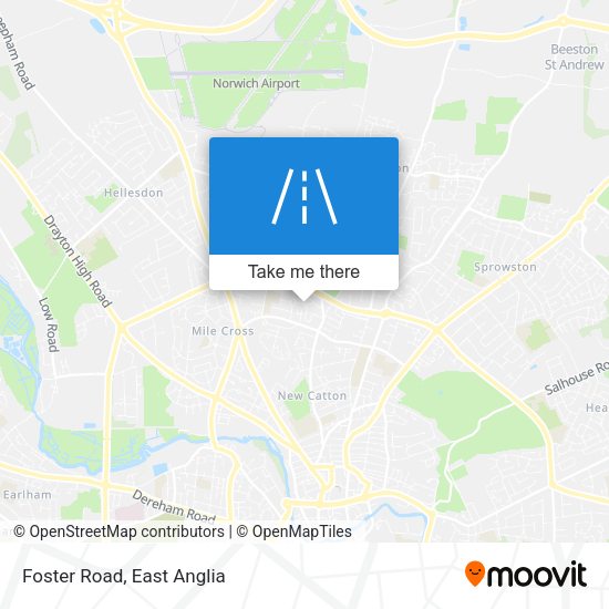 Foster Road map