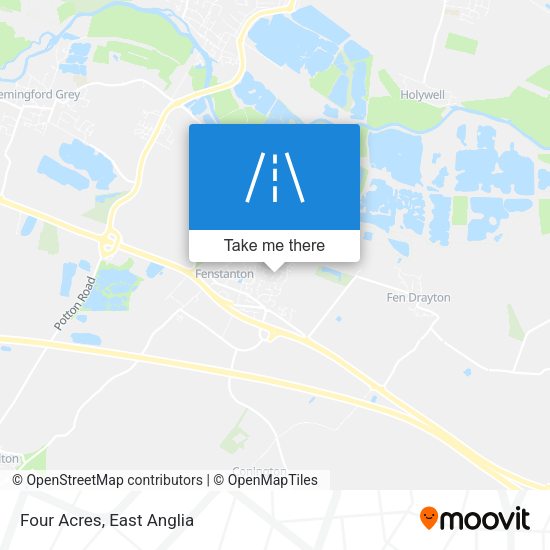 Four Acres map