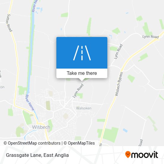 Grassgate Lane map