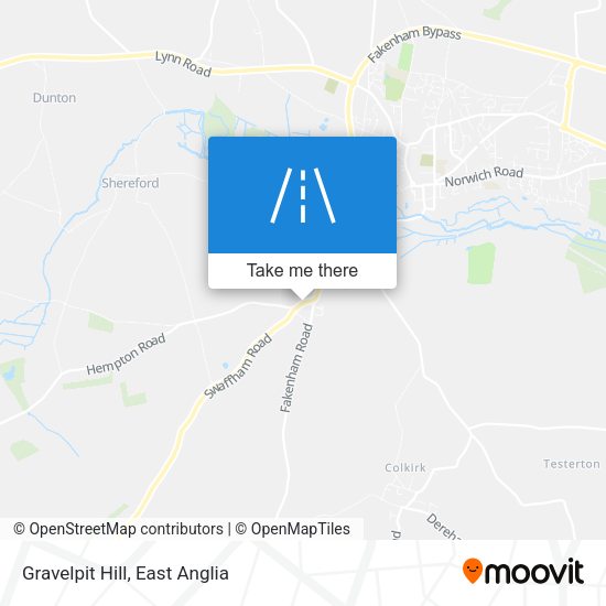Gravelpit Hill map