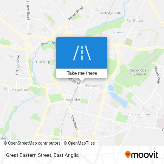Great Eastern Street map