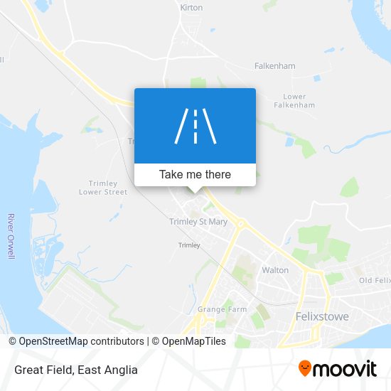 Great Field map