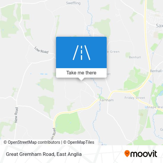 Great Gremham Road map