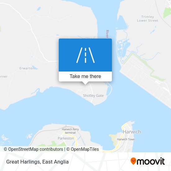Great Harlings map
