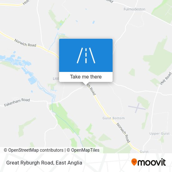 Great Ryburgh Road map