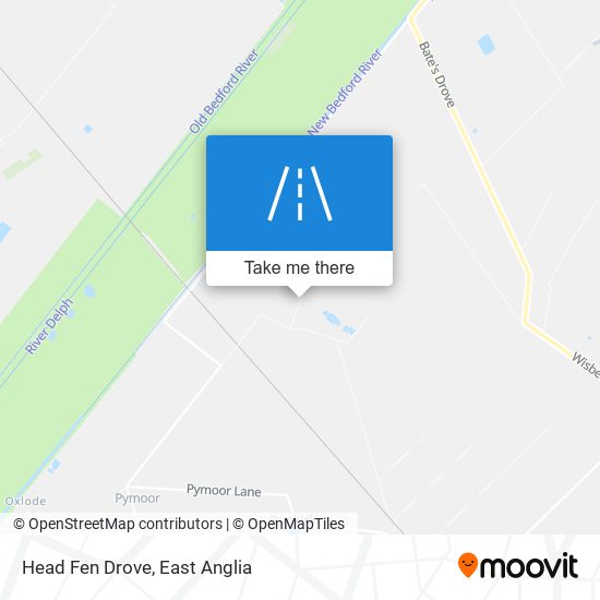 Head Fen Drove map
