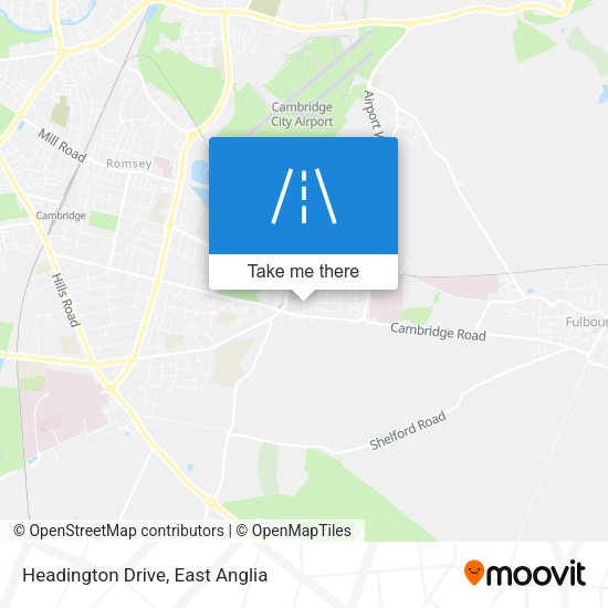 Headington Drive map