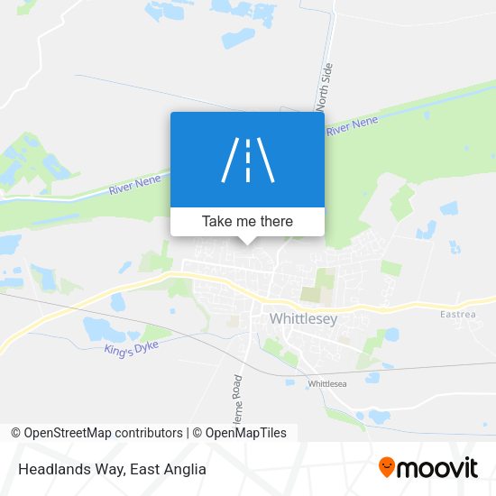 Headlands Way map
