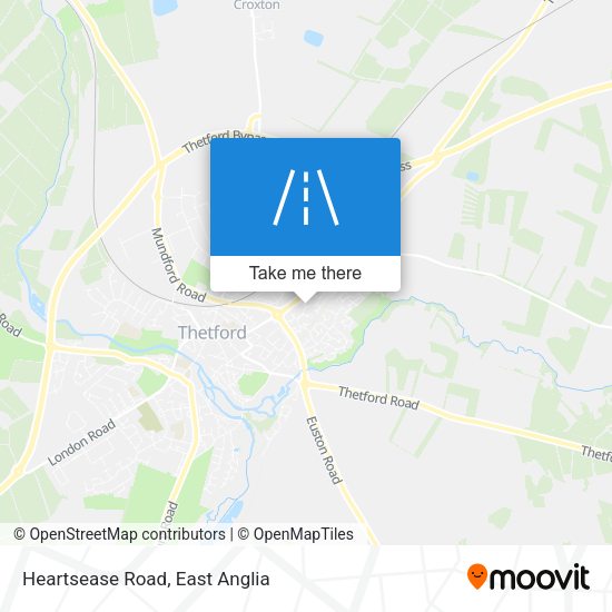 Heartsease Road map