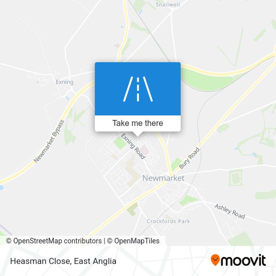 Heasman Close map
