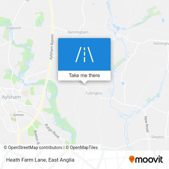 Heath Farm Lane map