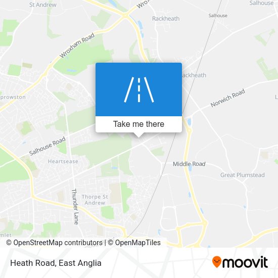 Heath Road map