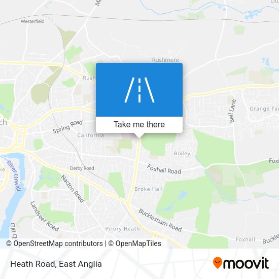 Heath Road map