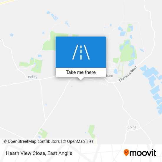 Heath View Close map