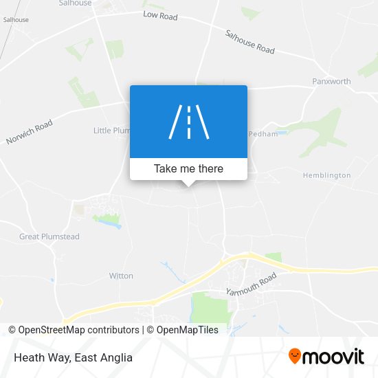 Heath Way map