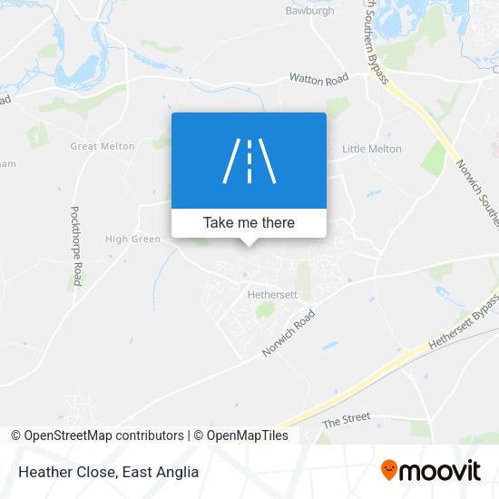 Heather Close map