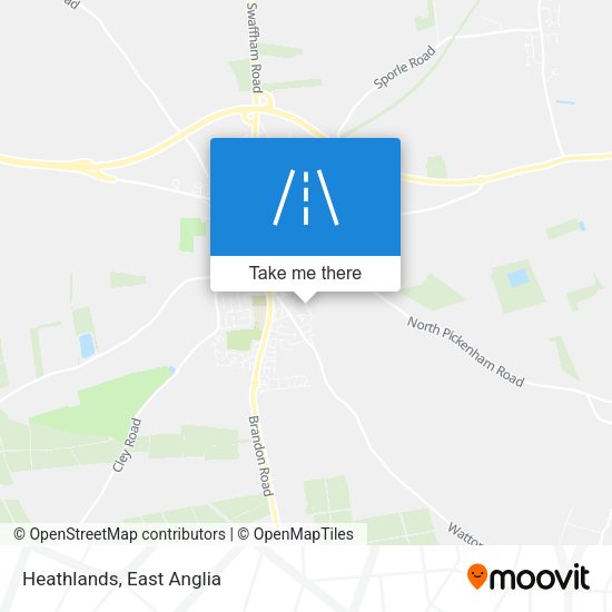 Heathlands map