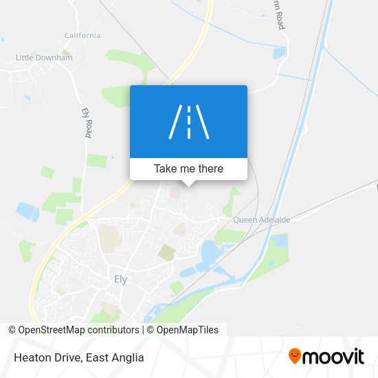 Heaton Drive map