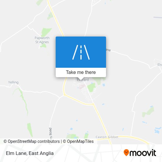 Elm Lane map