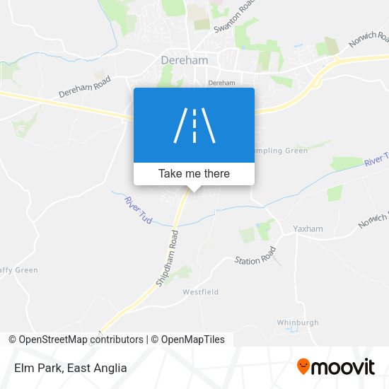 Elm Park map