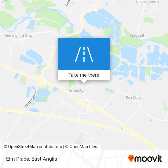 Elm Place map