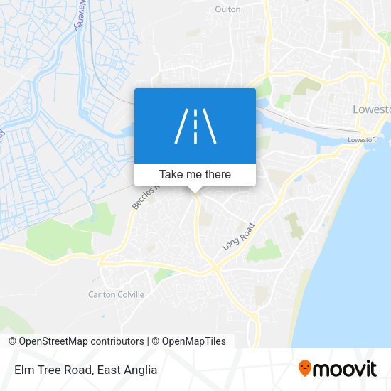 Elm Tree Road map