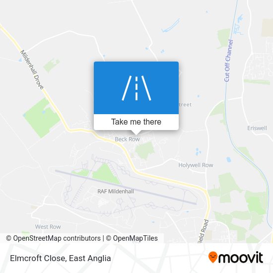 Elmcroft Close map