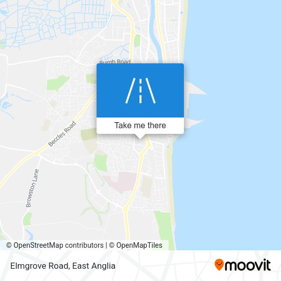 Elmgrove Road map