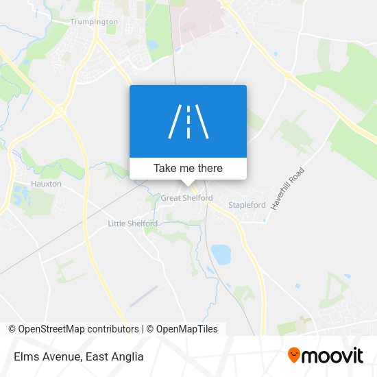 Elms Avenue map