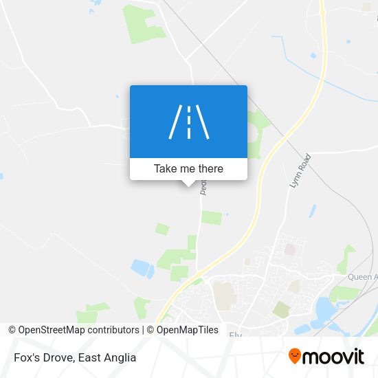 Fox's Drove map