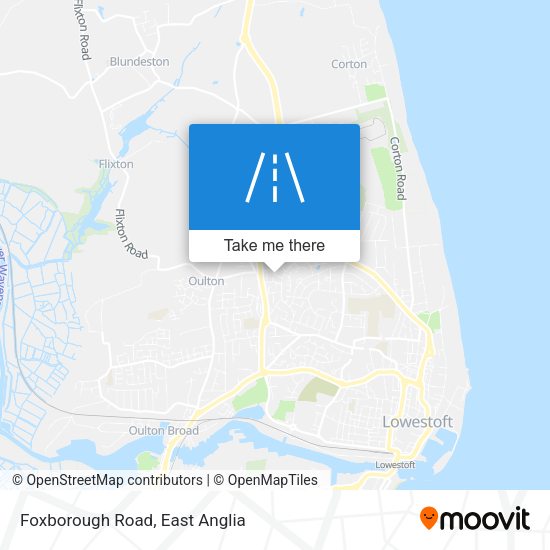 Foxborough Road map