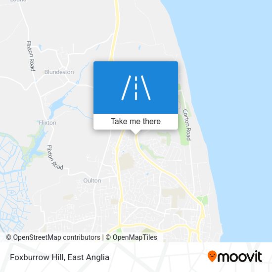 Foxburrow Hill map