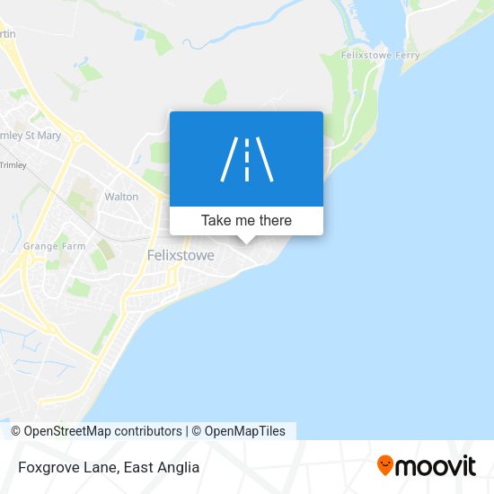 Foxgrove Lane map
