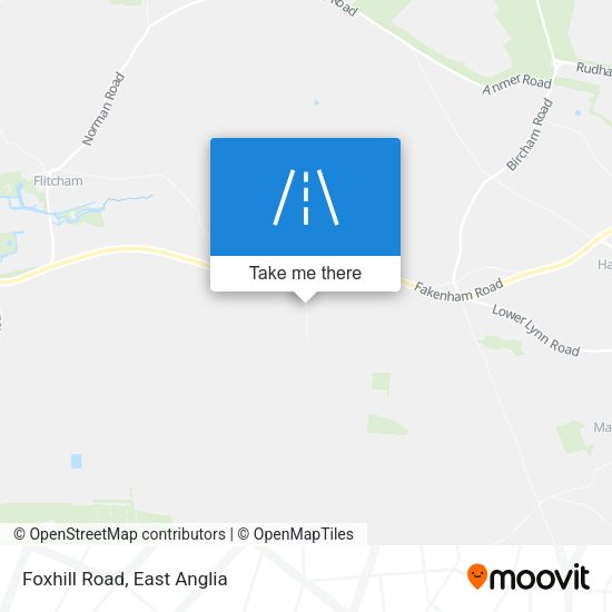 Foxhill Road map