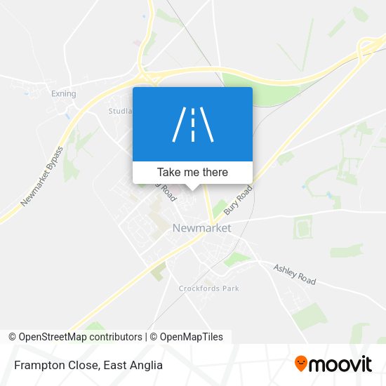 Frampton Close map