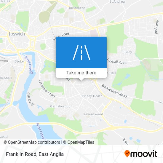Franklin Road map